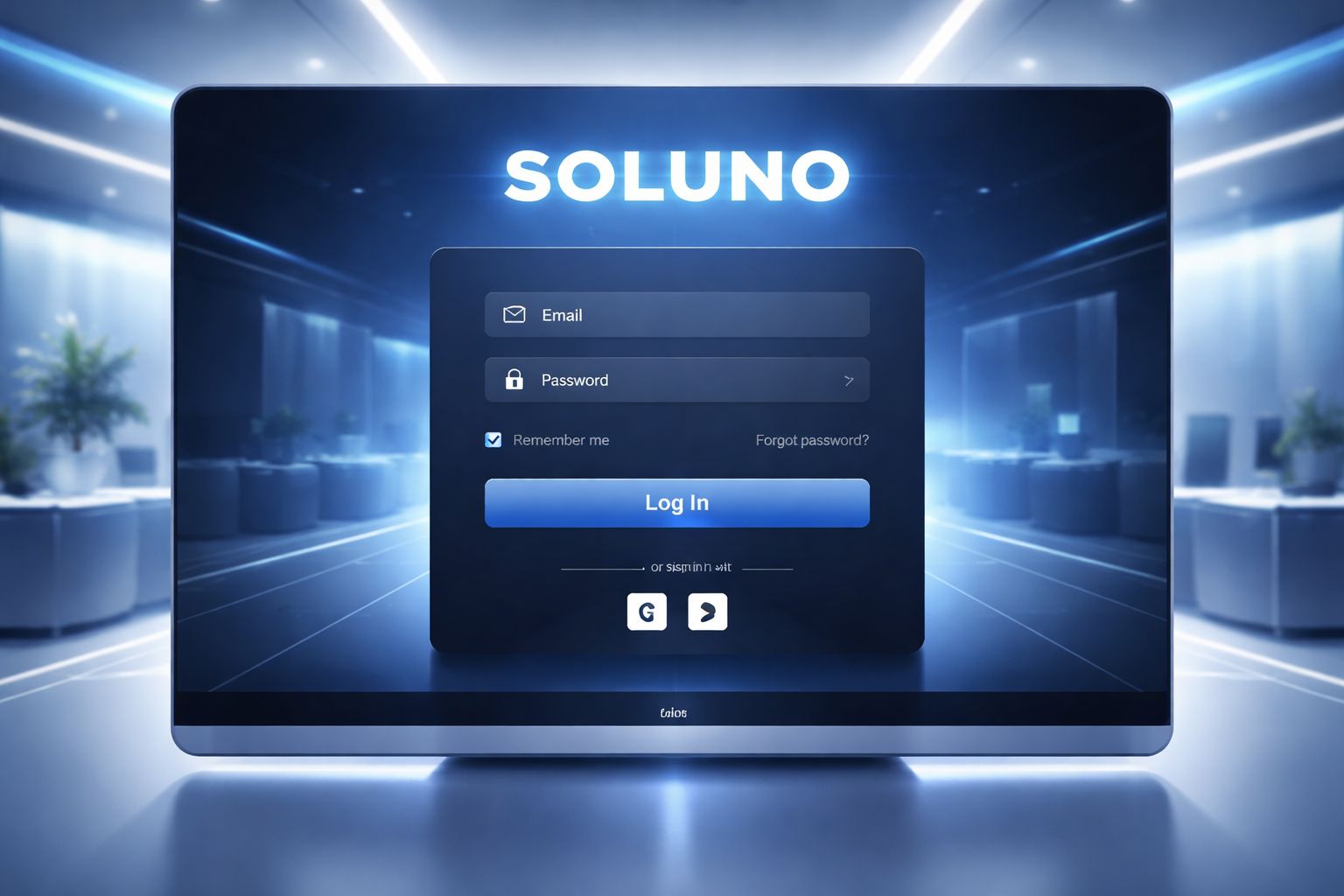 Acceso seguro de inicio de sesión SOLUNO para usuarios en México