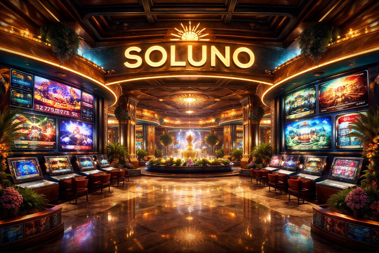 Lobby principal de juegos de SOLUNO Casino para jugadores en México