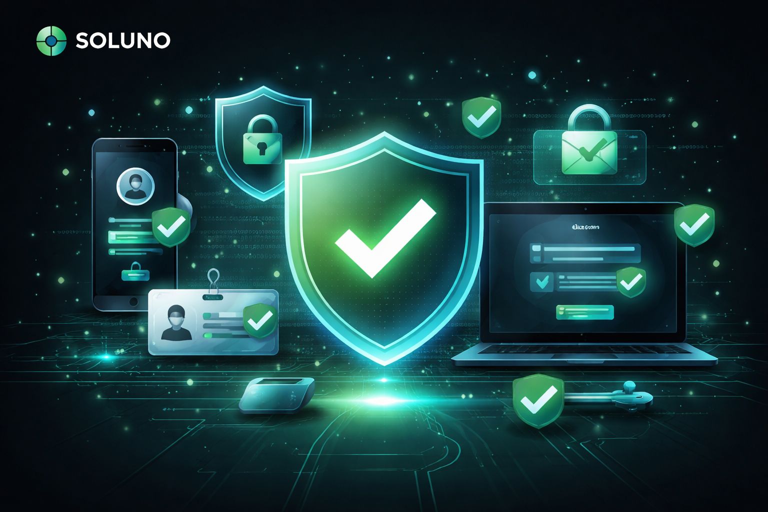 Funciones de verificación y protección de cuenta SOLUNO